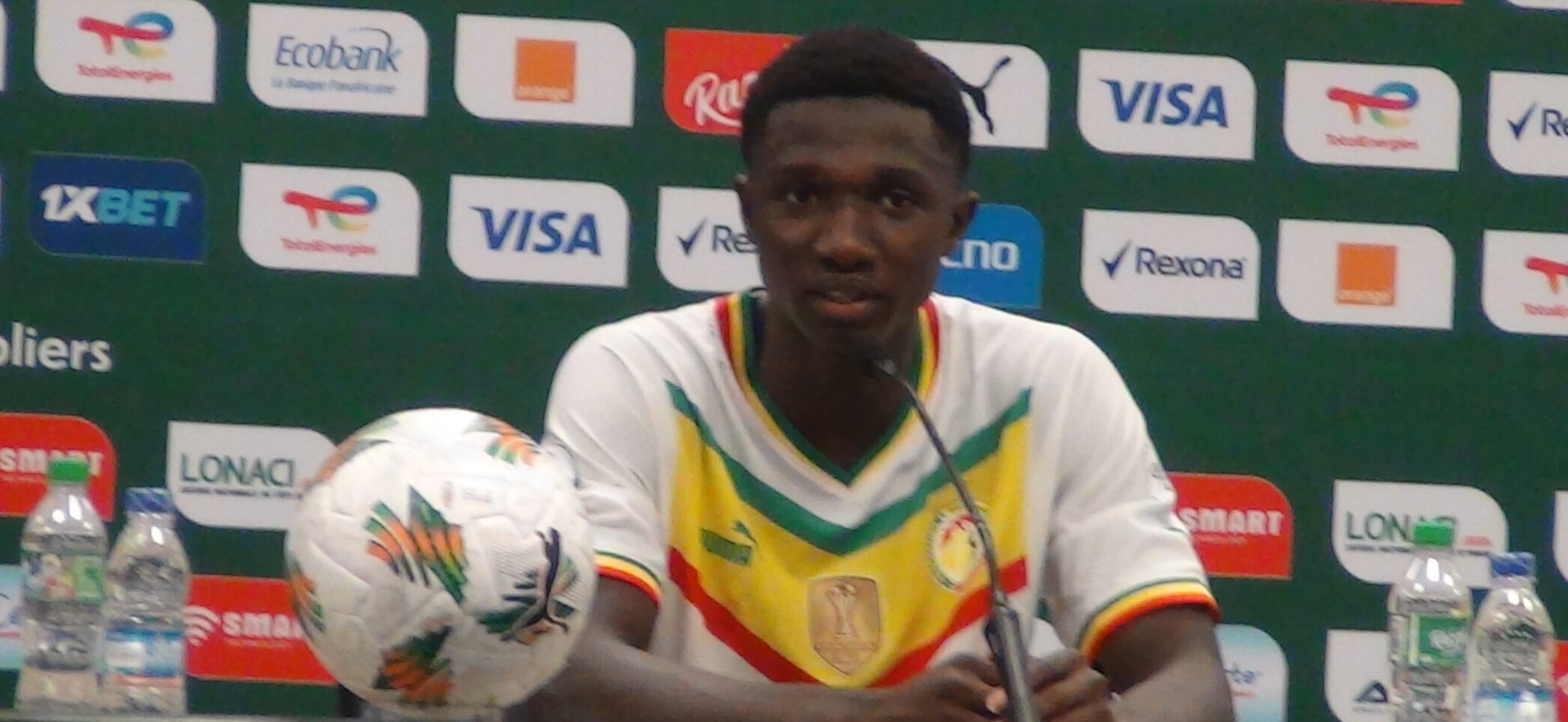 Lamine Camara CAN TotalEnergies Côte d'Ivoire 2023 Sénégal 3-0 Gambie